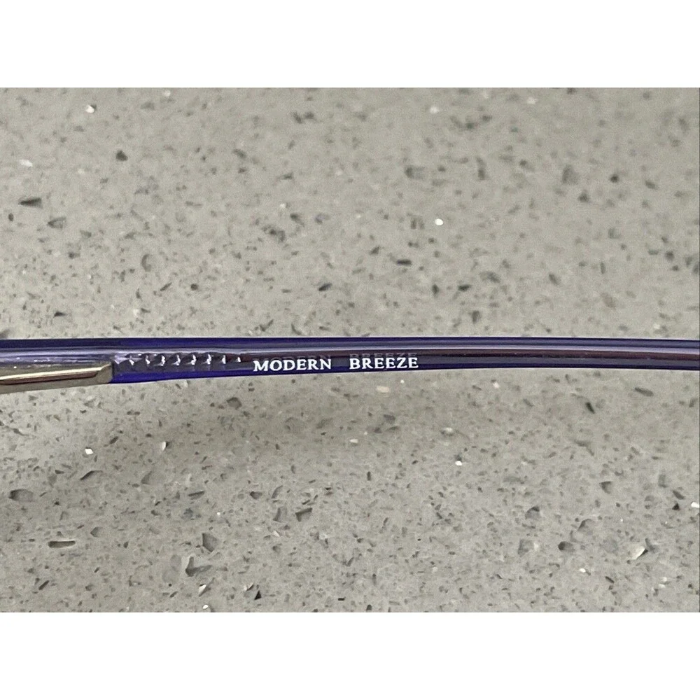 Modern Optical BREEZE BLUE 45-17-135 Plastic Full Rim Eyeglasses Frames ONLY